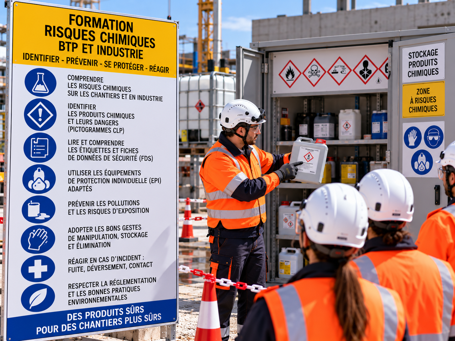 Formation aux risques chimiques