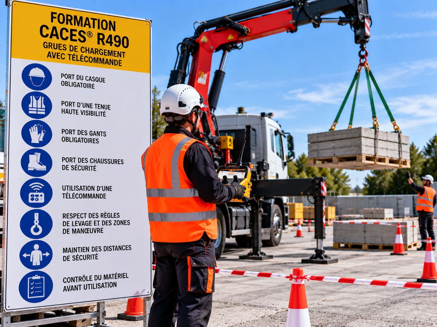 Formation CACES® R490 en action